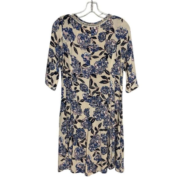 Shyanne Country Boho floral print midi flowy v-neck dress western Ranch cowgirl - Picture 8 of 10